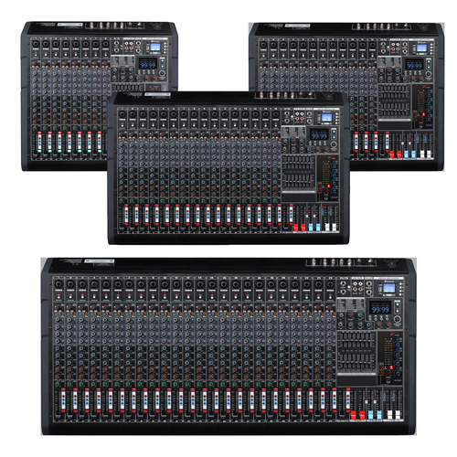 TF系列四編組、雙效果器調音臺